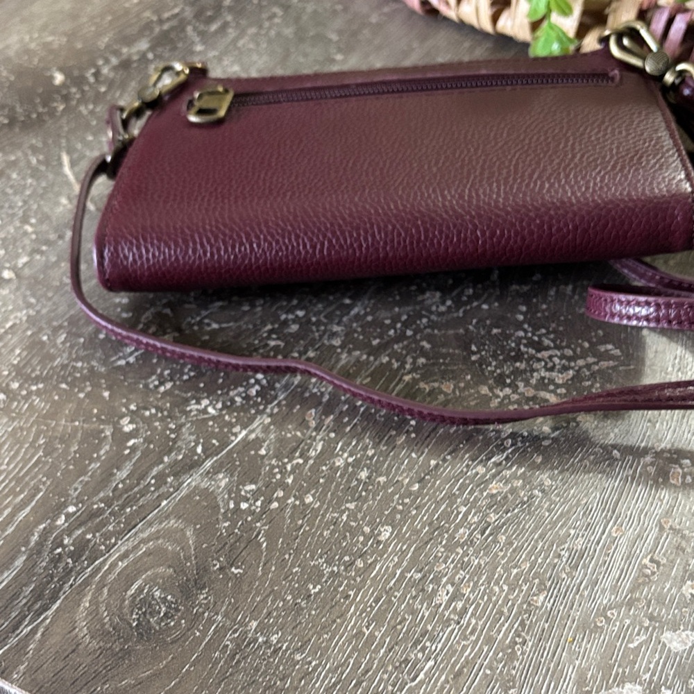 The Sak Dark Red Leather Wristlet - Picture 11 of 13